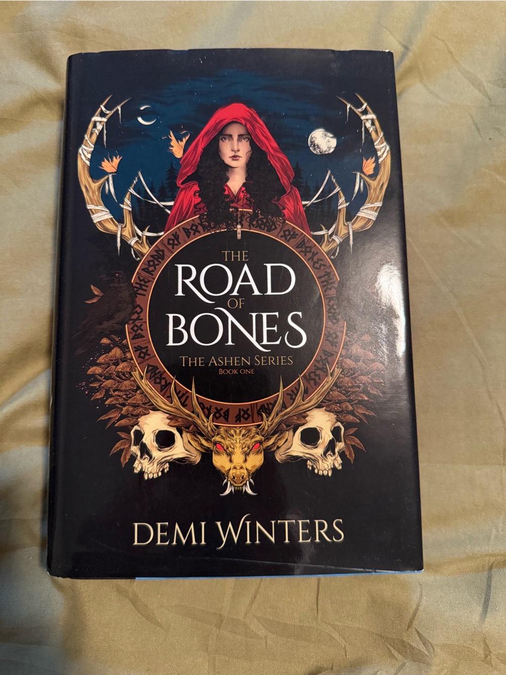 'Road of Bones' Decorative Wall Art - Black & Red